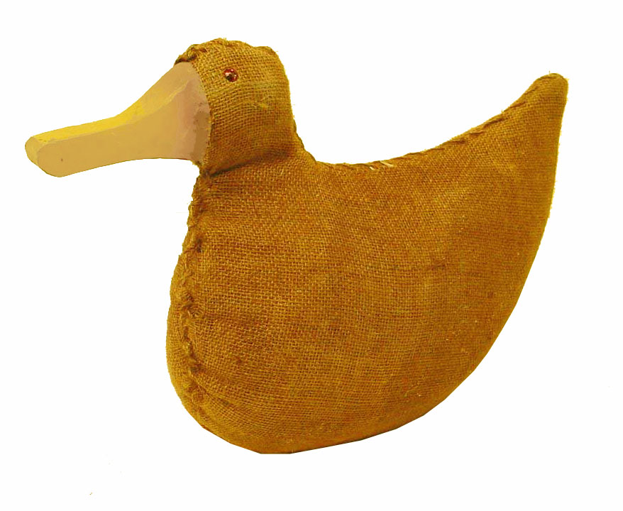 Pato de yute natural o teñido en marrón