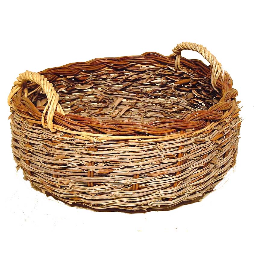 Cesto de olivo y mimbre