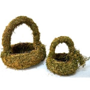 Set de 2 cestas de musgo