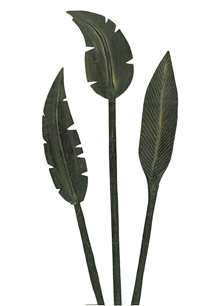 Set de 3 hojas de madera surtidas