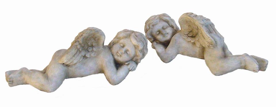 Set de 2 ángeles durmiendo (Natural) - Imagen 2