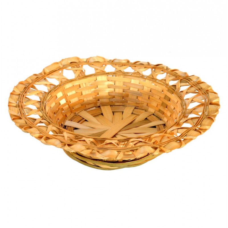 Bandeja redonda bambú (23 cms) - Imagen 2