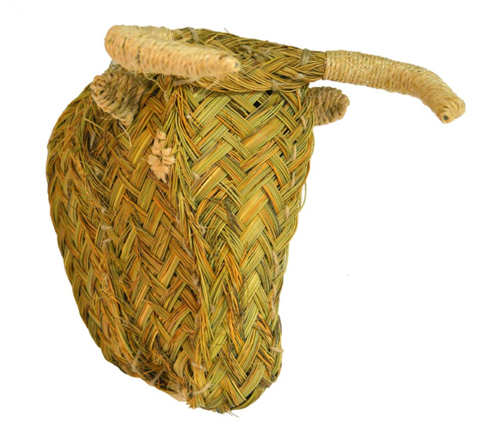 Cabeza de toro de esparto