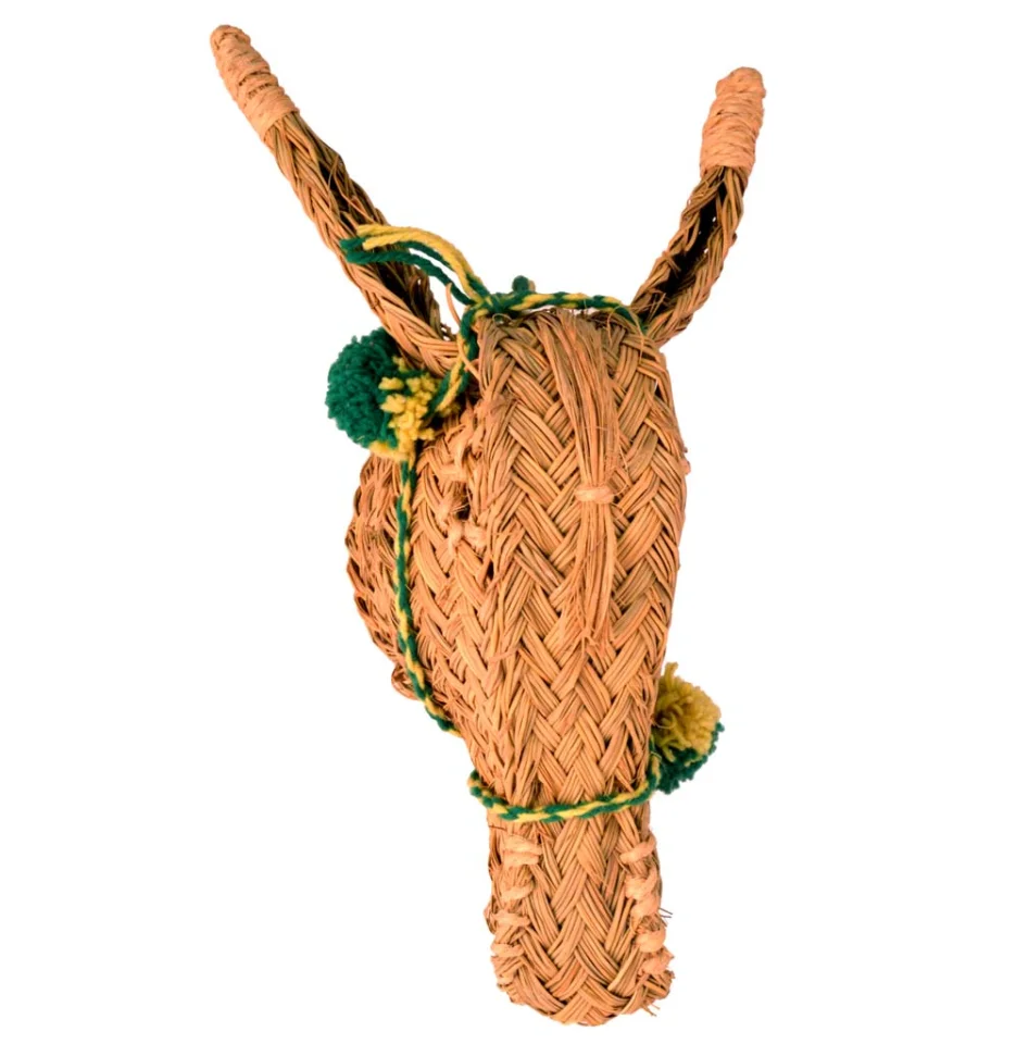 Cabeza de burro decorada (30 cms)
