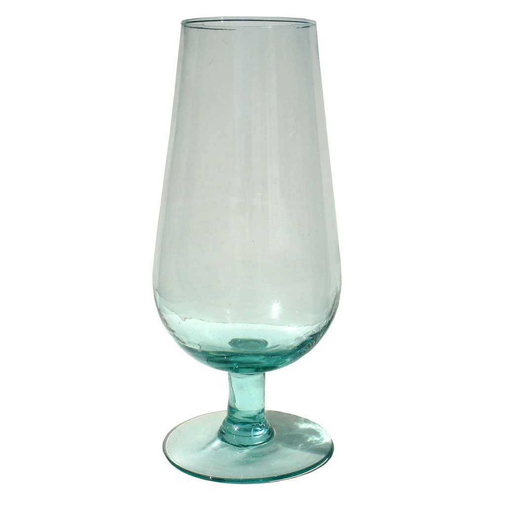 Copa grande para decoración de vidrio soplado