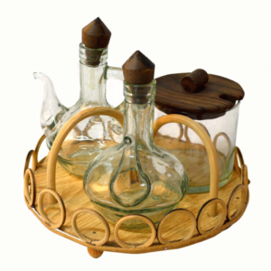 Convoy de vidrio para cocina (3 piezas)