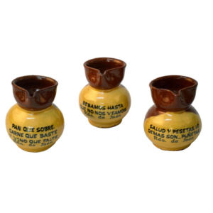 Set de 3 jarritas con refranes surtidos