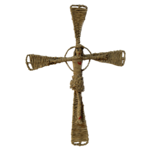 Crucifijo de esparto