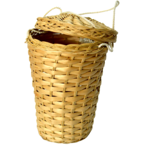 Funda de vaso/bolso/cesto con tapa de retama