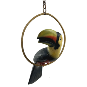 Tucan madera con aro