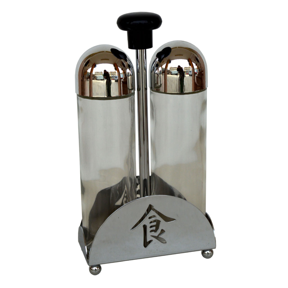 OFERTA Set de vinagrera acero inoxidable