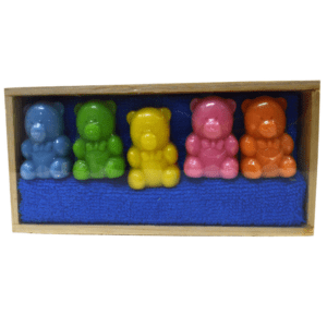 Expositor de 5 jabones con forma de osito