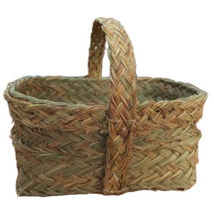 Cesta rectangular de esparto