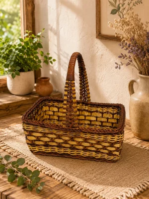 Cesta rectangular