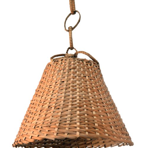 Lámpara mimbre con instalación