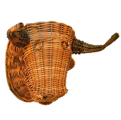 Cabeza toro mimbre buff (45 cms)