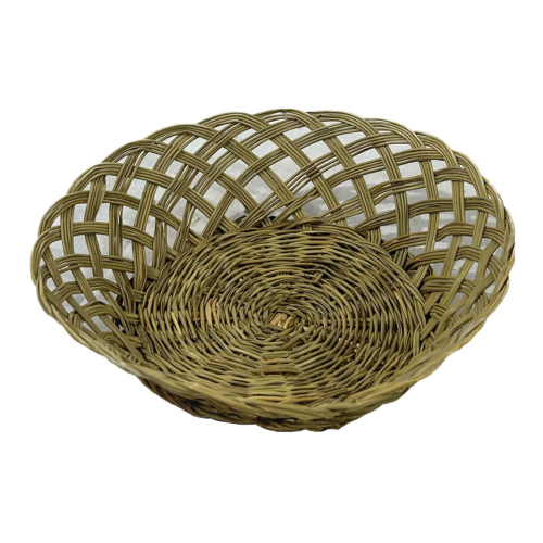 Bandeja redonda de esparto