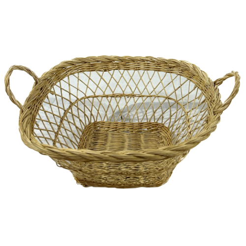 Bandeja/Canasta cuadrada de retama