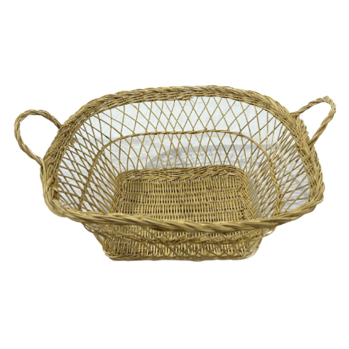 Bandeja/Canasta cuadrada de retama