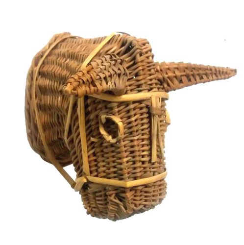 Cabeza de caballo mimbre