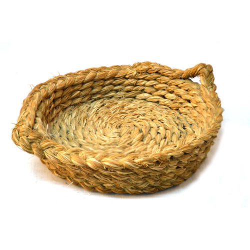 Bandeja redonda esparto