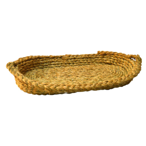 Bandeja ovalada esparto