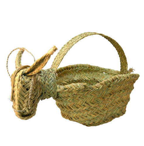 Cesta burro esparto