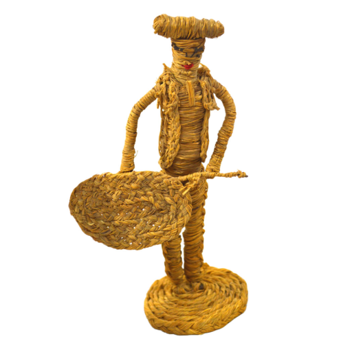 Torero de esparto con base