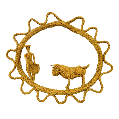 Cuadro torero de esparto