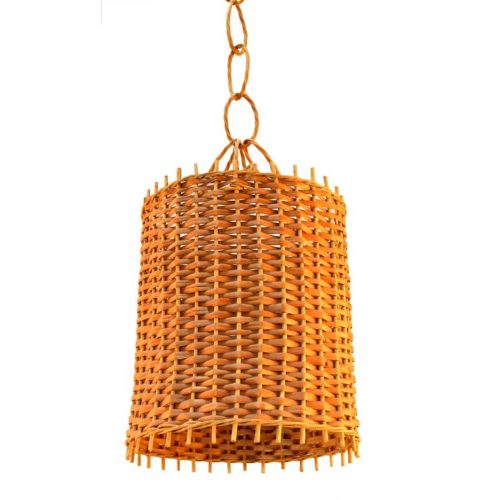 Lámpara mimbre con instalación