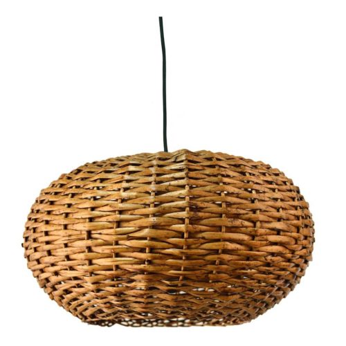 Lámpara color nogalina con instalación