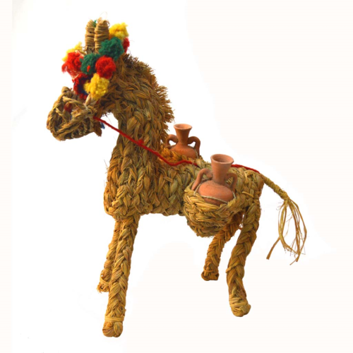 Burro esparto con jáquima (26 cms)