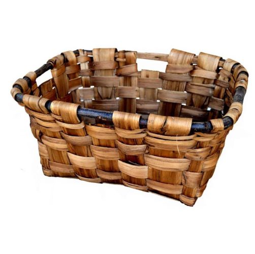 Canasto castaño teñido marrón