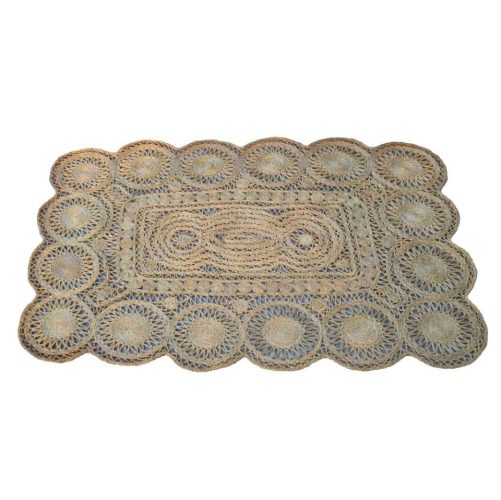 Estera rectangular de esparto