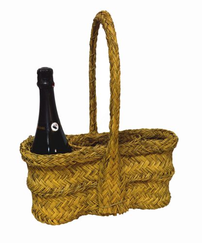 Botellero esparto para 3 botellas