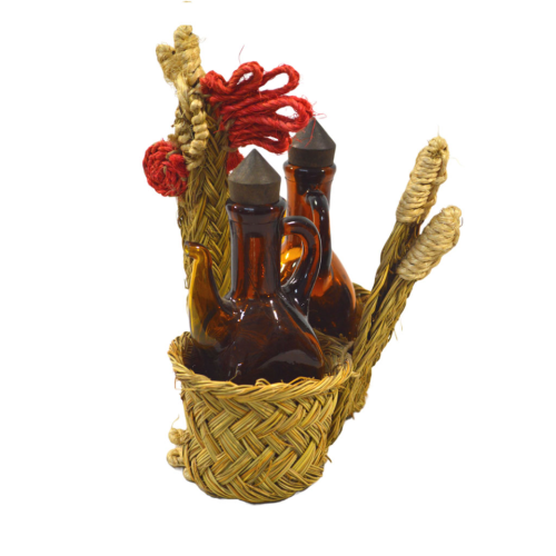 Gallo esparto con vinagreras