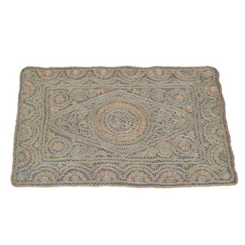Alfombra rectangular de esparto