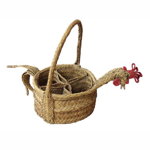 Botellero gallina esparto