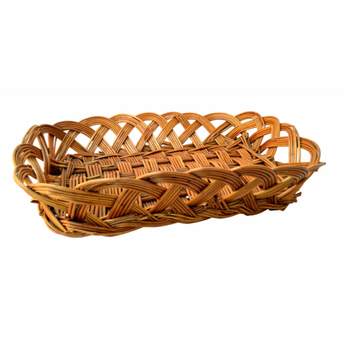 Bandeja rectangular mimbre