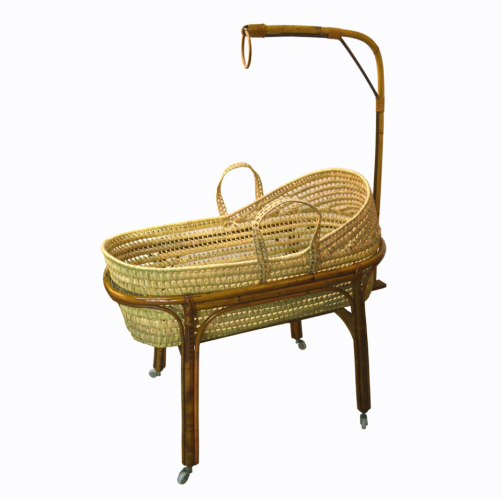 Capazo palmito pies de bambú