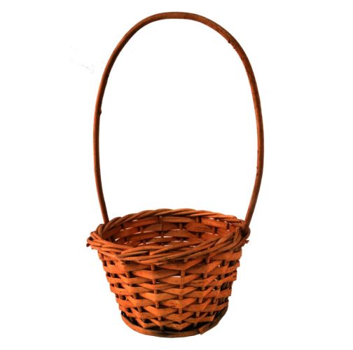 Cesta mimbre color nogalina