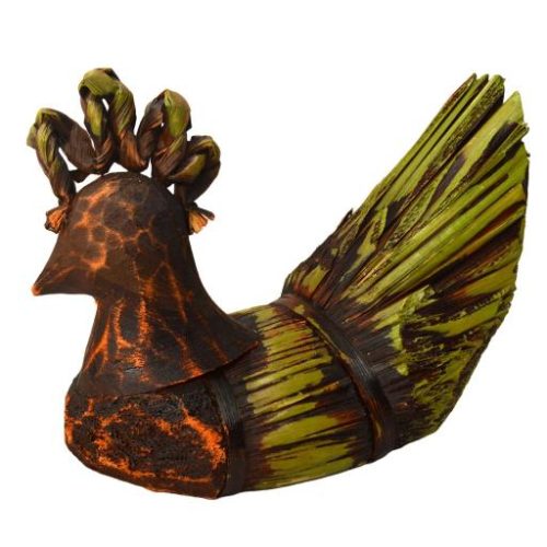 Gallina de anea teñida