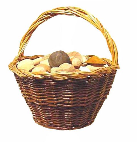 Cesta mimbre rústico