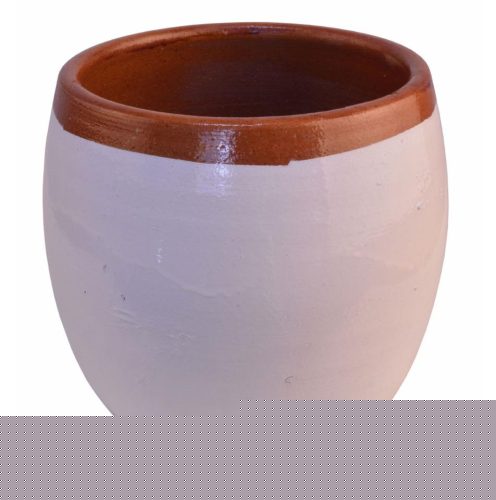 Cuencos blanco de barro