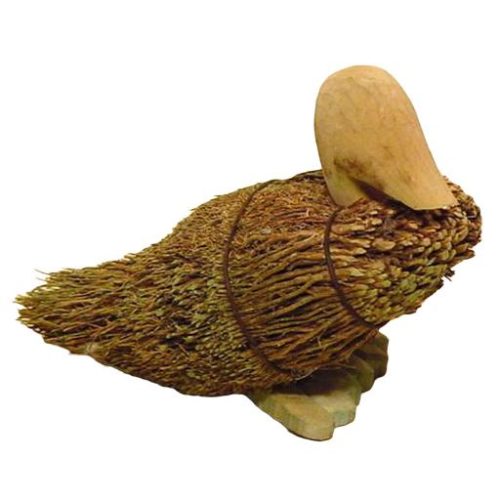 Pato de tomillo con pico cerrado