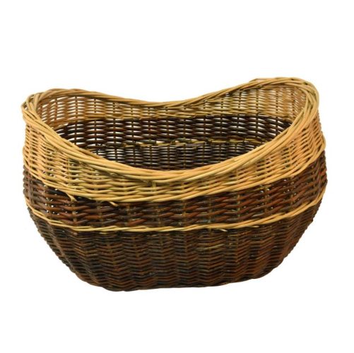 Revistero mimbre rústico y blanco