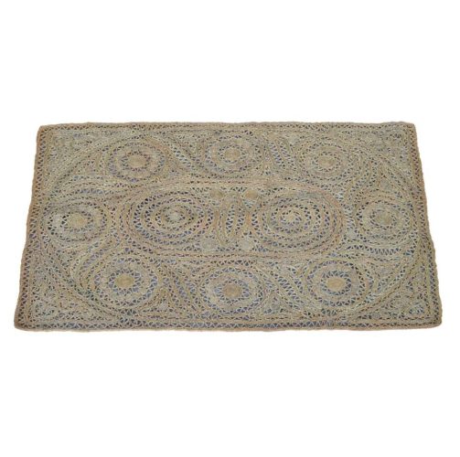 Alfombra rectangular de esparto