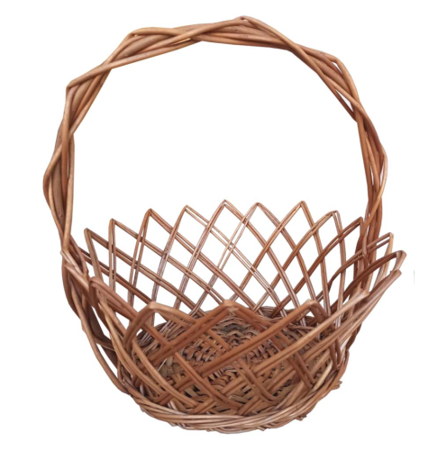 Cesta redonda mimbre