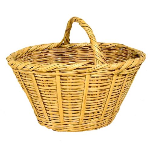 Cesta ovalada caña