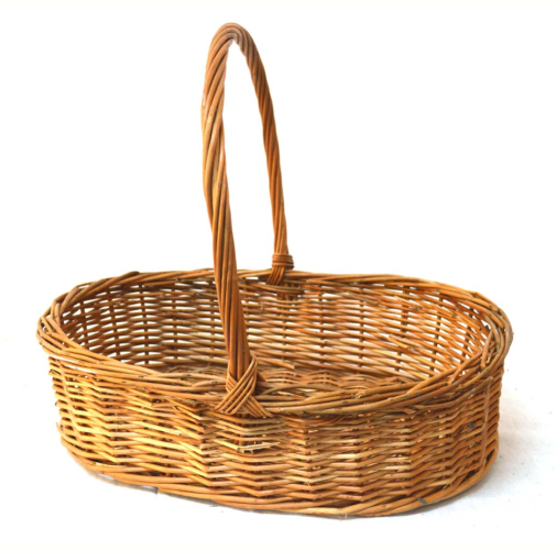 Cesta ovalada mimbre